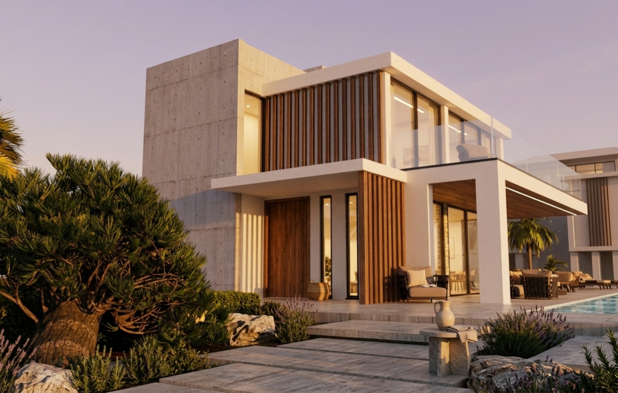 The Top Five — villa exterior