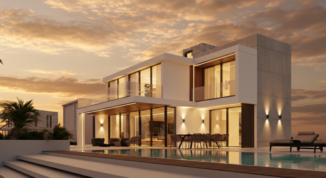 The Top Five — architectural detail